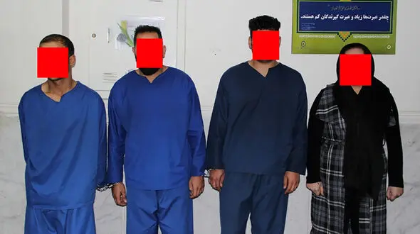 بازداشت 3 مرد و یک زن که به 30 تبهکاری در محلات اراک اعتراف کردند + عکس