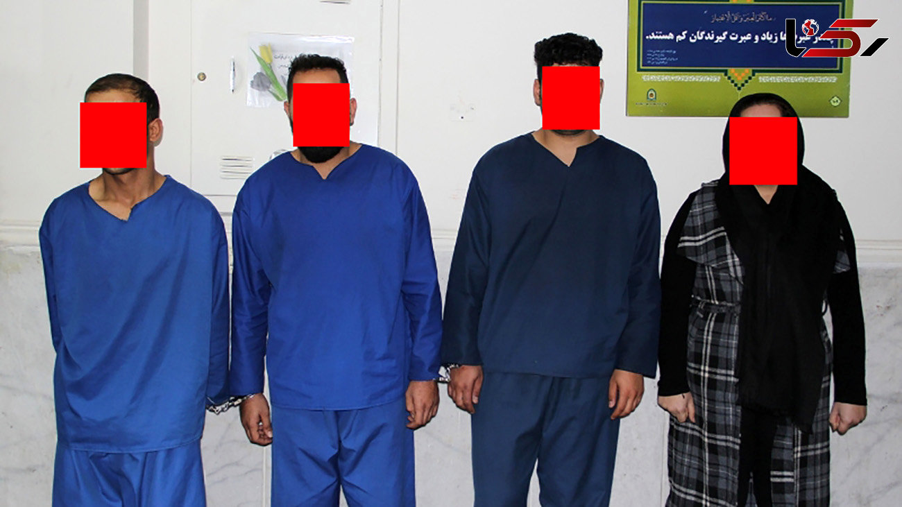 بازداشت 3 مرد و یک زن که به 30 تبهکاری در محلات اراک اعتراف کردند + عکس