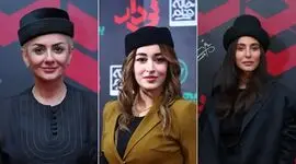 فیلم و عکس ها / نگاهی به تغییر تیپ و استایل خانم بازیگران  در اکران  فیلم «بی‌دار» / از المیرا دهقانی تا آناهیتا افشار از نگار نیکدل تا ...
