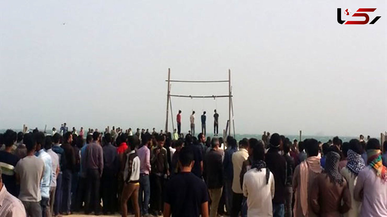 اعدام 4  جوان به خاطر آزار و اذیت دختر نوجوان در قشم + عکس