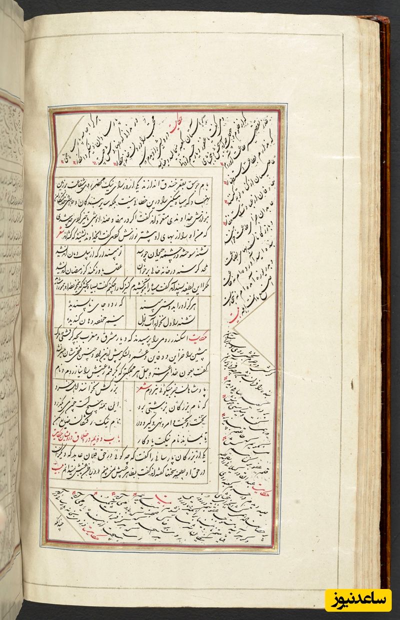 کلیات شیخ سعدی علیه الرحمه به خط محمد حسینی اصفهانی - گلستان مورخ 1259 هجری قمری