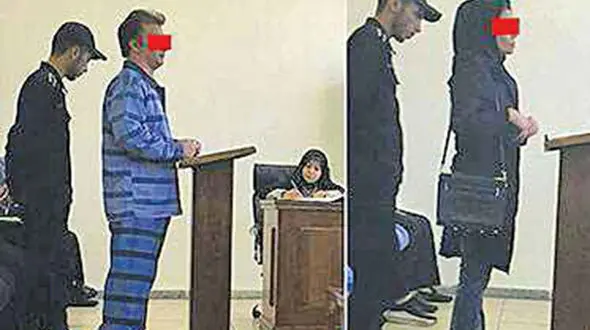  مرد شیطان صفت را در خانه ام کشتم / قاتل تبرئه و زنش به حبس و شلاق محکوم شد+ عکس