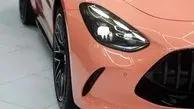 رونمایی از مرسدس AMG GT خاص با پوشش پاستلی در دبی + عکس
