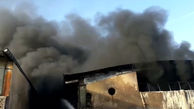 فیلم آتش سوزی گسترده در کارخانه تزریق پلاستیک پردیس + فیلم