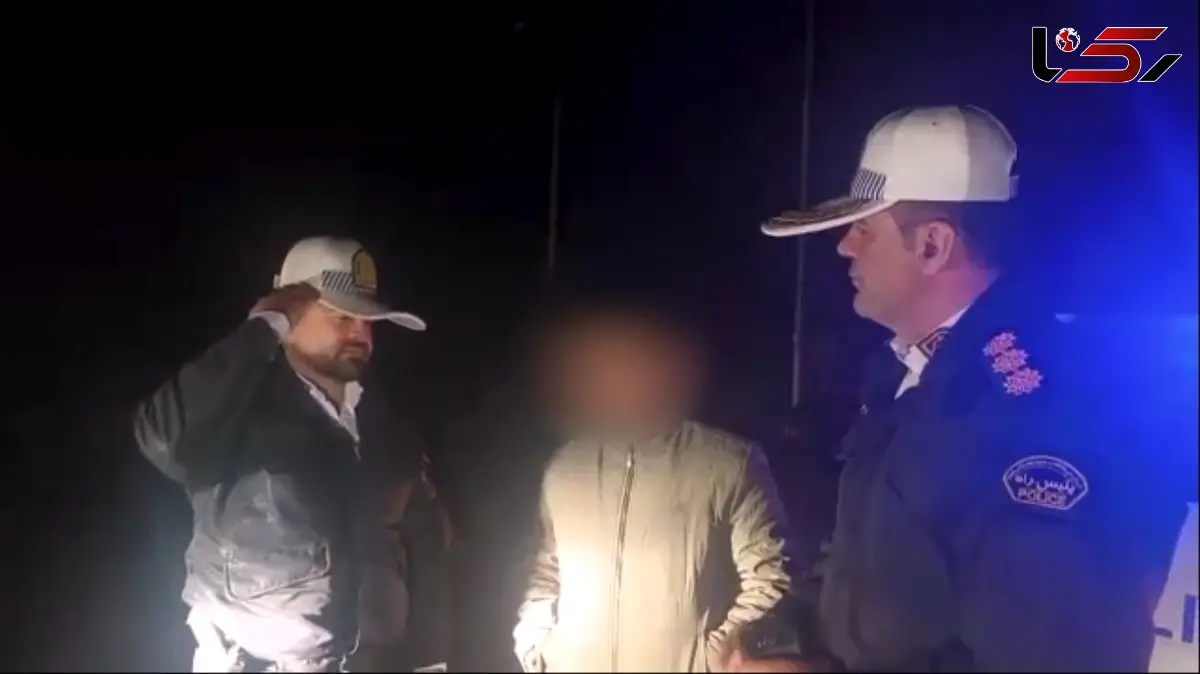 فیلم توقیف کامیون ولوو 10چرخ با راننده فاقد گواهینامه در محور اندیمشک–اهواز