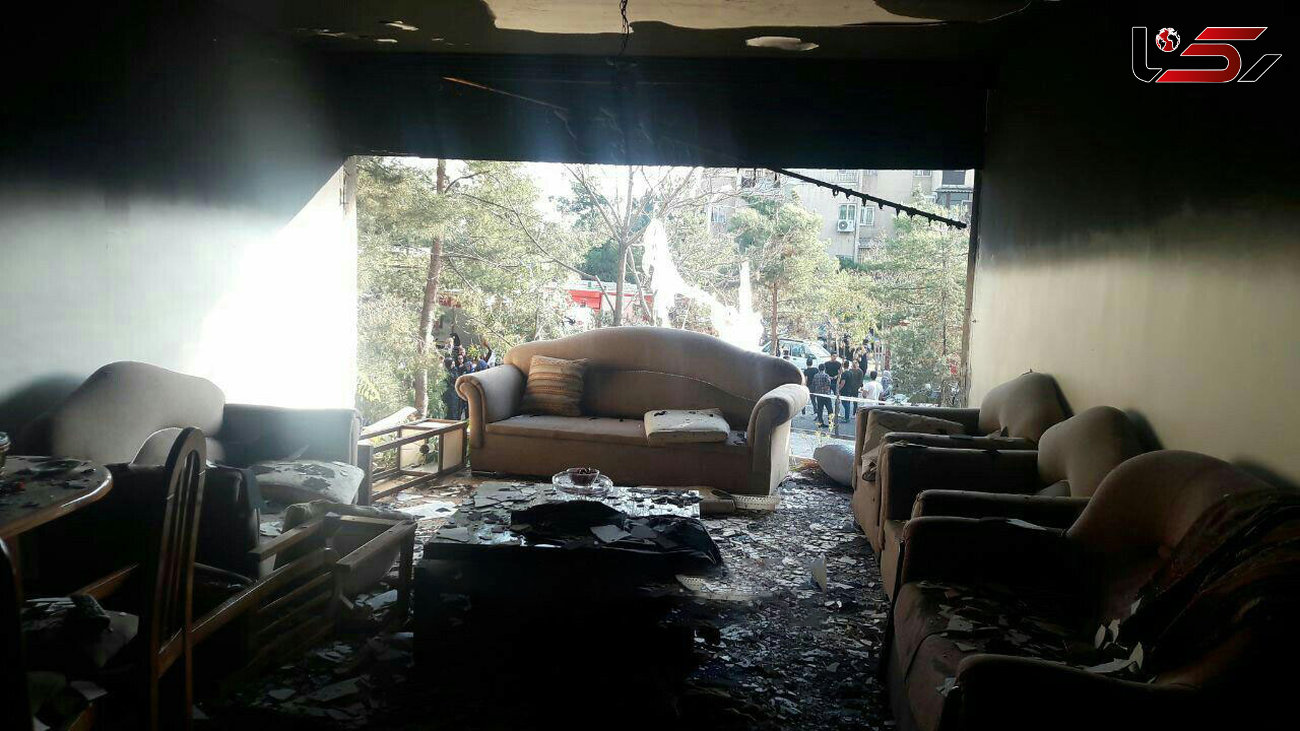 انفجار و آتش سوزی در ساختمان 4 طبقه در غرب پایتخت + عکس 