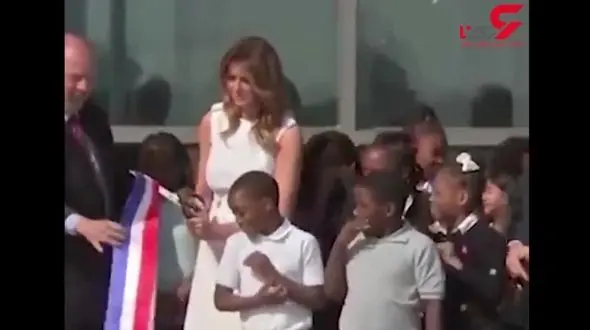 آبروریزی ملانیا در مراسم یادبود! + فیلم