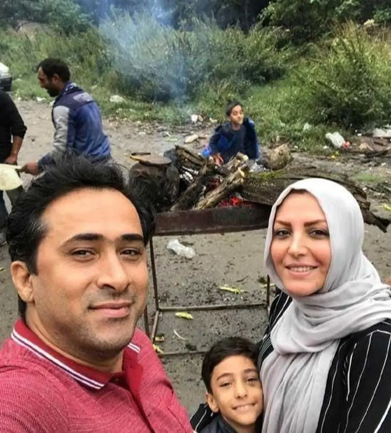 المیرا شریفی مقدم و همسرش