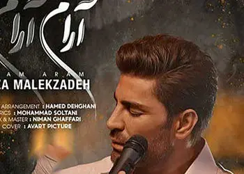 دانلود آهنگ رضا ملک زاده/ ترانه آرام آرام به قلبم چه نشستی