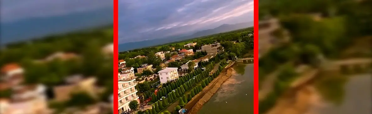 فیلم هوایی از مناظر زیبای لنگرود