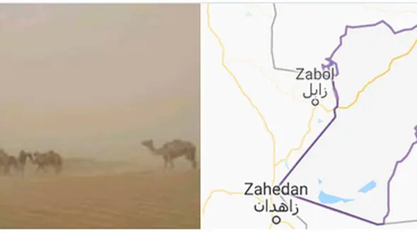 خورده شدن یک کودک زابلی توسط حیوان وحشی 