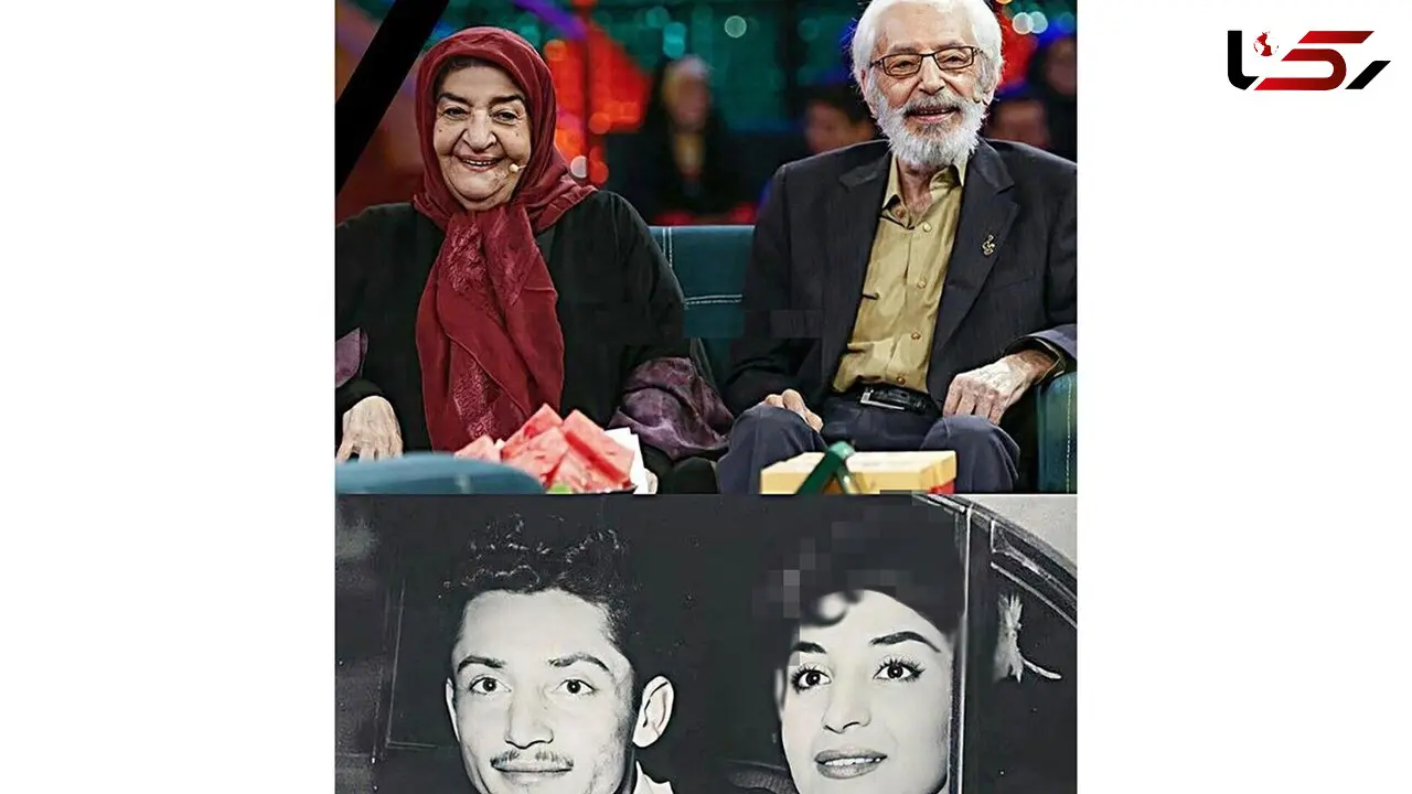 خانه ابدی عاشقانه استاد جمشید مشایخی و همسرش؛ سنگ مزار زیبای این زوج هنرمند در قطعه هنرمندان + عکس