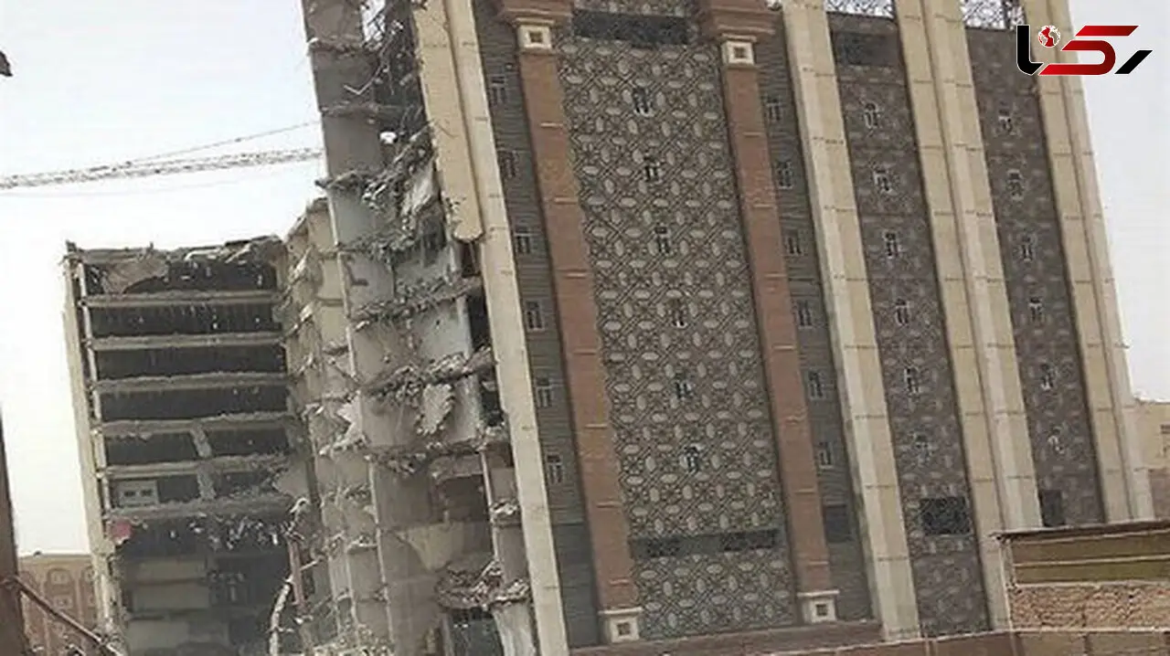 فیلم لحظه فرار شجاعانه دختر آبادانی از فاجعه ریزش دوقلوهای متروپل !