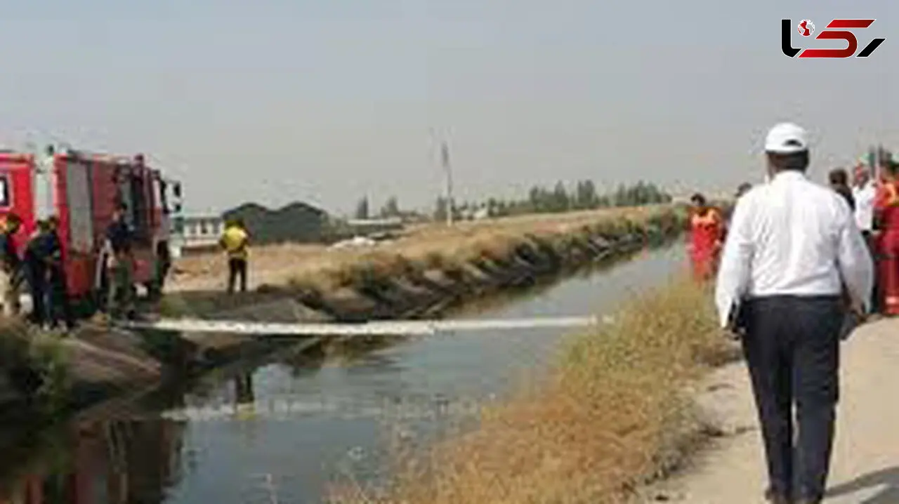 سقوط مرگبار موتورسیکلت در کانال آب / سرنوشت راکب نامعلوم است!