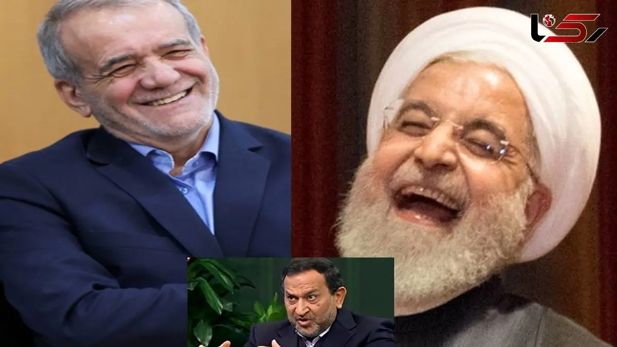 فیلم / مقایسه جالب پزشکیان و روحانی توسط  مقام ارشد سپاه در برنامه زنده / تفاوت کلیدی شان چیست ؟!