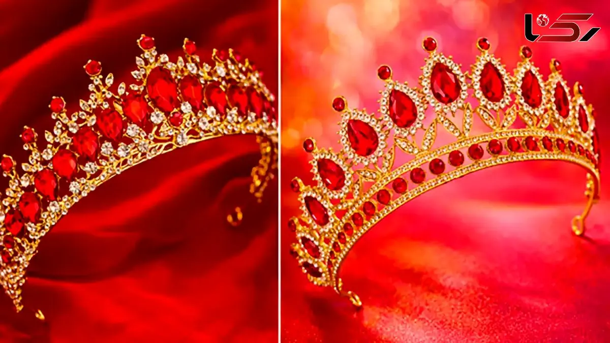 تاج قرمز عروس؛ انتخابی جسورانه برای درخشیدن در مراسم عروسی + 15 ایده برتر