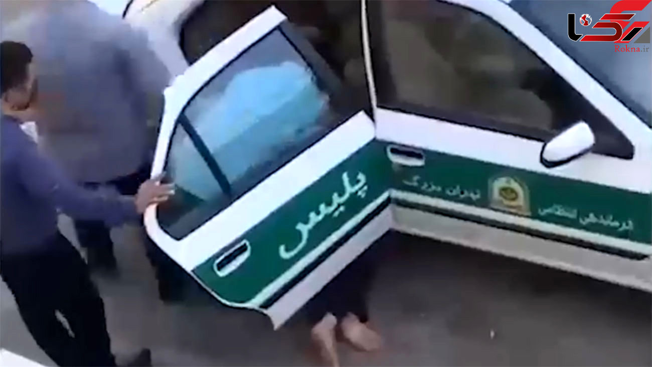 فیلم جدید از لحظه به لحظه درگیری جانباز با پلیس تهران / خودزنی در صحنه !