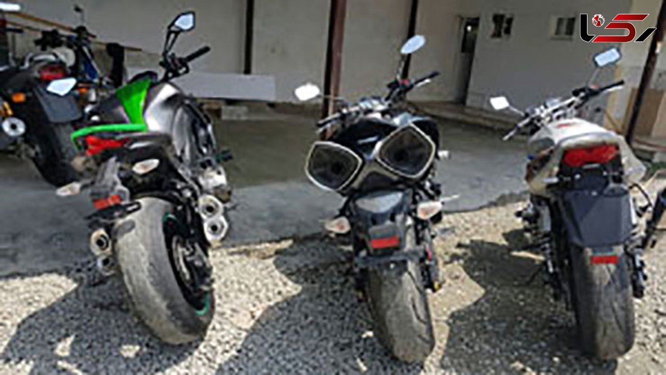 کشف موتورسیکلت‌های قاچاق یک میلیاردی در عباس آباد