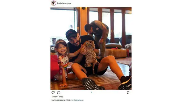 عکس/ انتشار تصاویری از حیوان خانگی اما وحشی ستاره رئال مادرید! 