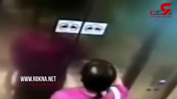 سقوط آسانسور هنگام سوار شدن زن میانسال + فیلم 