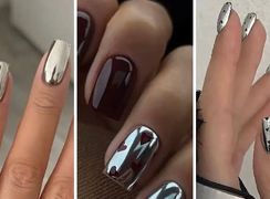 ایده‌ های لاک ناخن با کروم آینه‌ای / 15 مدل شیک و مخصوص ناخن‌ های کوتاه و بلند