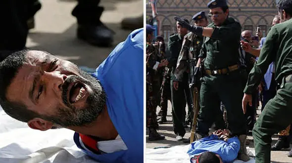 اعدام عجیب مرد شیطان صفت + عکس