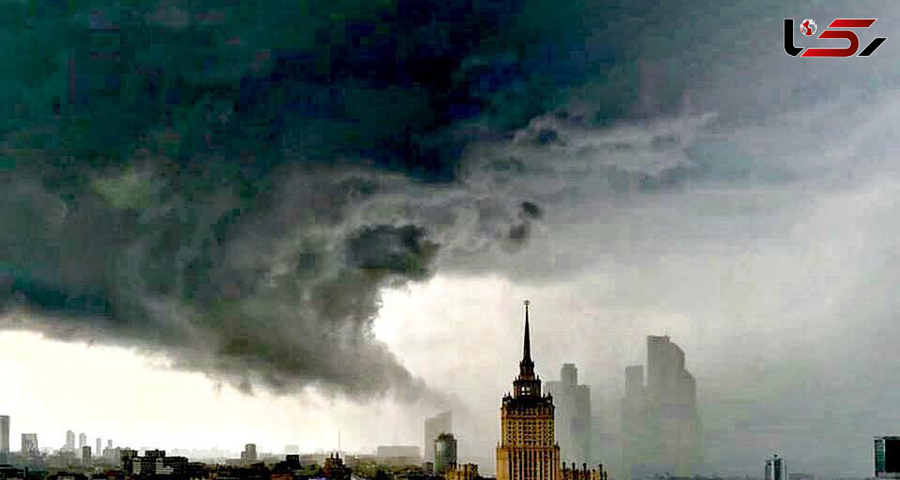 سهمگین‌ترین توفان 90 سال اخیر مسکو را در نوردید / 2 نفر کشته و ده‎ها نفر مصدوم شدند + عکس 