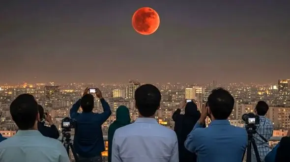 سامسونگ یا آیفون؟ شب ماه خونین پاسخ را روشن کرد!