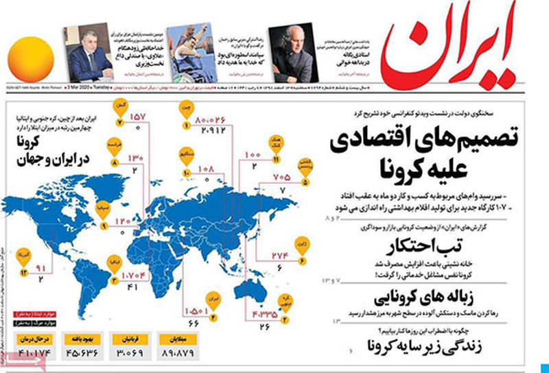 عناوین روزنامه‌های امروز