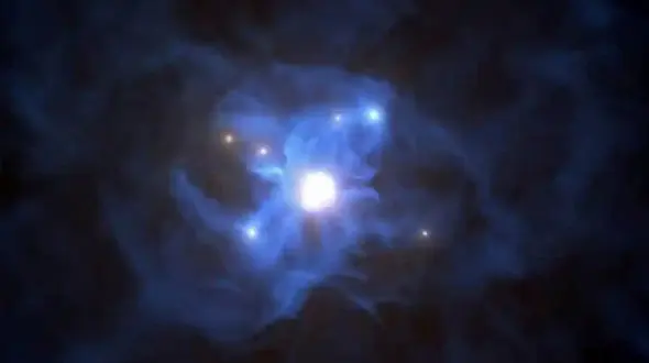 ثبت نور یک سیاه چاله + عکس