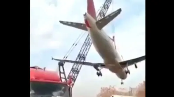 فیلم لحظه سقوط هولناک ایرباس A320 در هند