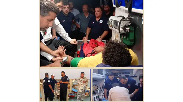 نجات معجزه‌آسای 11 تکنسین نفت از باتلاق تالاب شادگان