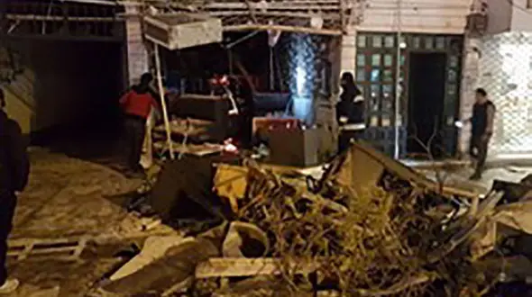 مرگ تلخ در  انفجار  پیتزافروشی در گنبدکاووس + فیلم