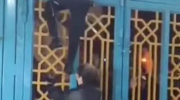 فیلم فرار دو دختر بد حجاب از در بسته یک امام‌ زاده در همدان / سر سفره افطاری خانم ها چه گذشت؟