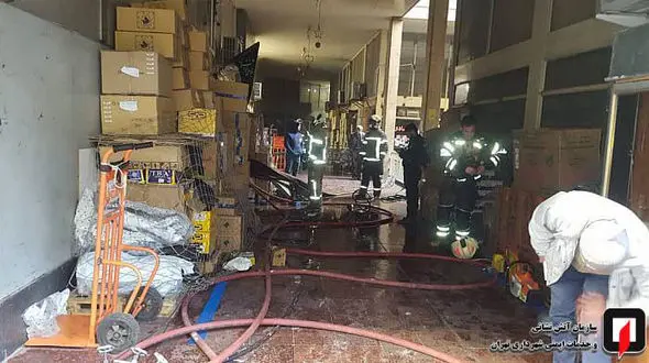 آتش سوزی وحشتناک در اکباتان+ تصاویر