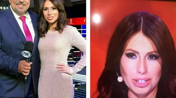 تغییر پوشش مجری زن مراسم قرعه‌کشی جام جهانی + عکس