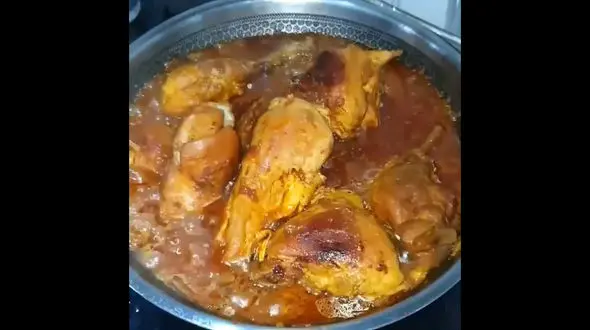 رشته پلو با مرغ + دستور پخت