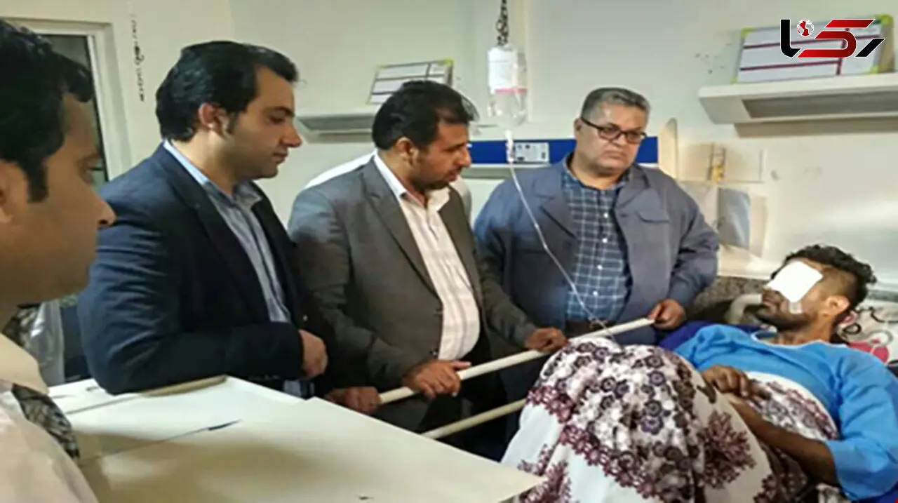 انتقال تکنسین حادثه تیراندازی چابهار به تهران + عکس