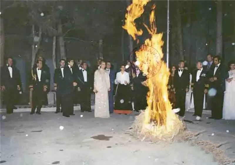 چهارشنبه سوری خاندان پهلوی