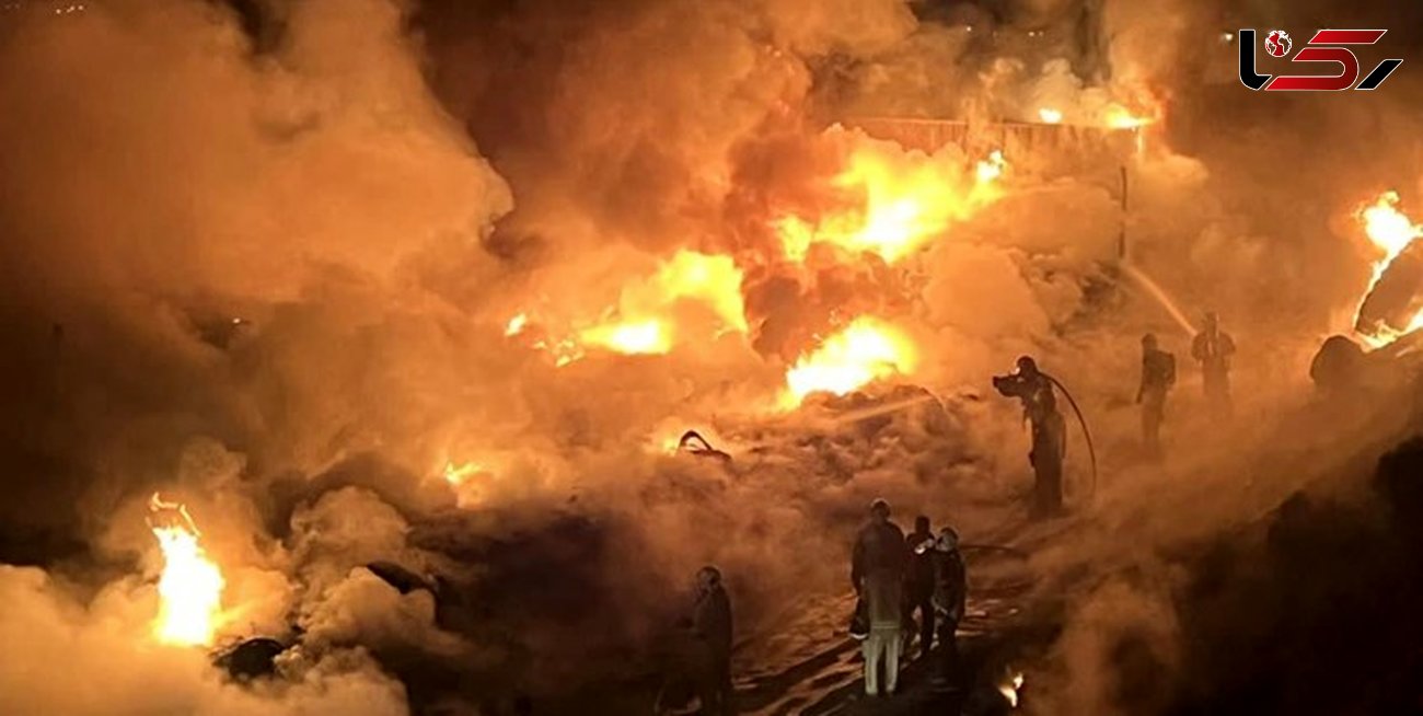 دستگیری عامل آتش سوزی انبار لاستیک خودرو  در شهرری