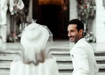 عکس ها / رونمایی از  مراسم عروسیمجلل مهران ضیغمی بازیگر نقش پرویز سریال «سوجان»/ چه عروس و داماد ست و خوش سلیقه ای