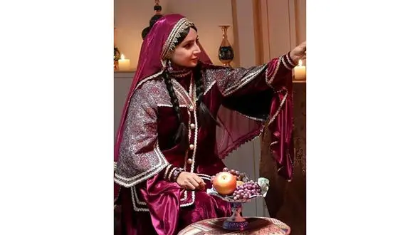 استایل قجری خانم بازیگر + عکس 