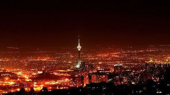 نمایی بی‌نظیر از شب‌های نوروزی تهران + فیلم 