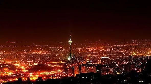 نمایی بی‌نظیر از شب‌های نوروزی تهران + فیلم 