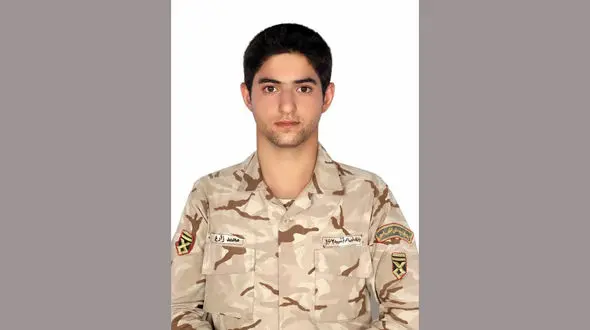 مرگ تلخ  سرباز خوش تیپ  در یزد! / قلبش هنوز می تپد! + عکس 