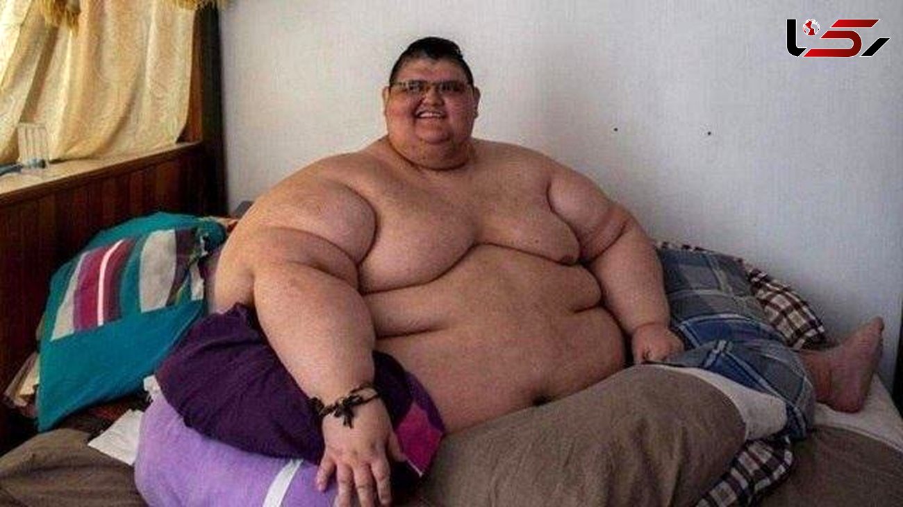 چاق ترین مرد جهان کرونا را شکست داد + عکس
