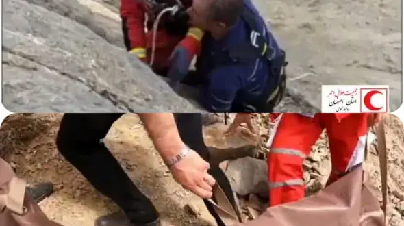 عملیات ۶ ساعته نجاتگران برای نجات جان گردشگر ۵۰ ساله در ارتفاعات توتستان+فیلم