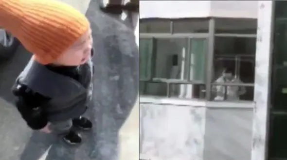 بی تابی های یک کودک در فراق مادر پرستارش+فیلم