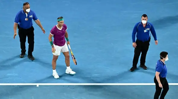 جیمی جامپ بازی نادال را به تعطیلی کشاند + عکس  و فیلم