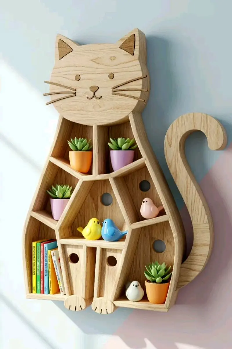 شلف طرح حیوانات